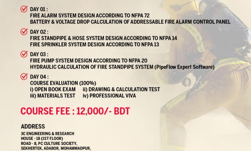 Fire Safety & Security System Design According To NFPA Code (Offline Course)