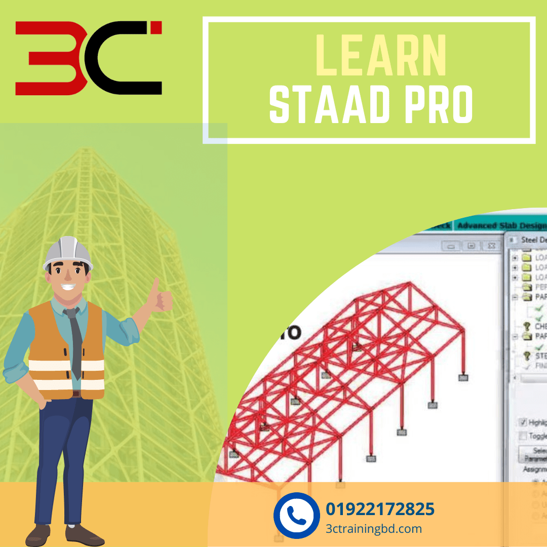 Steel Building Modelling By Staad Pro
